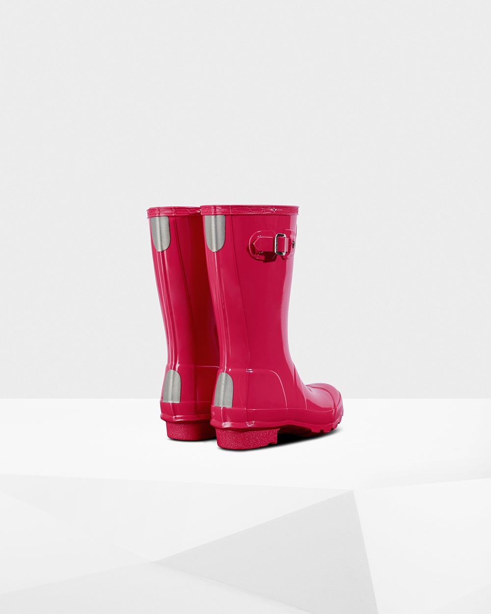 Kids Rain Boots - Hunter Original Big Gloss (12AGLCNHF) - Pink